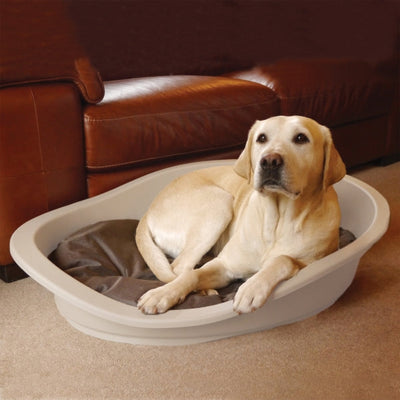 MP Bergamo Classic Mocha Dog Bed