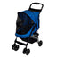 Rosewood Pet Gear Happy Trails No-Zip Stroller, Sapphire Blue Pram - Ormskirk Pets