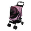 Rosewood Pet Gear Happy Trails No-Zip Stroller, Pink Diamond Pram - Ormskirk Pets