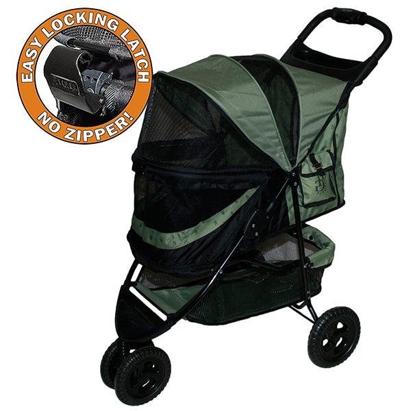 Rosewood Pet Gear No-Zip Special Edition Sage Stroller Pram - Ormskirk Pets