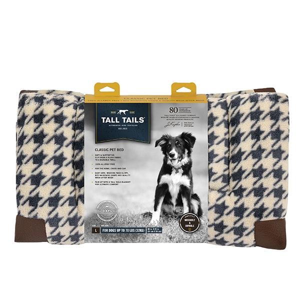 Rosewood Fleece Top Houndstooth Pet Bed - Ormskirk Pets