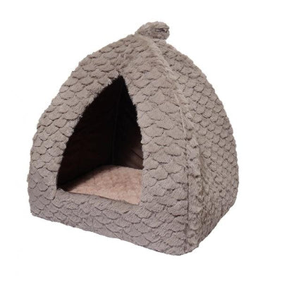 Rosewood Grey and Pink Fleece Pyramid - Ormskirk Pets