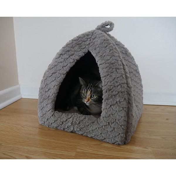 Rosewood Grey and Pink Fleece Pyramid - Ormskirk Pets