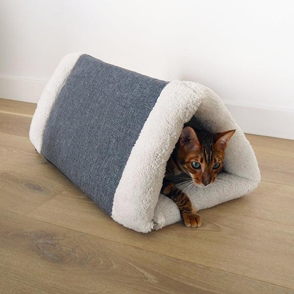 Rosewood Snuggle Plush 2 in 1 Cat Comfort Den - Ormskirk Pets