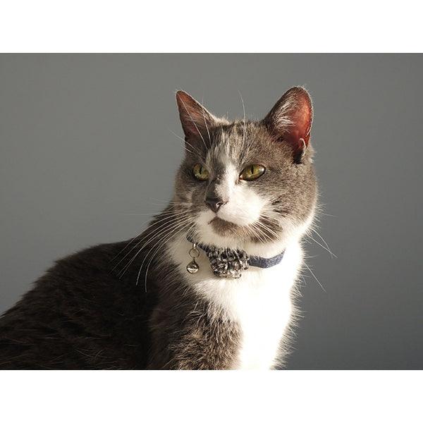 Rosewood Designer blue scrunch cat collar - Ormskirk Pets