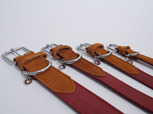 Rosewood Collars Soft Touch Red