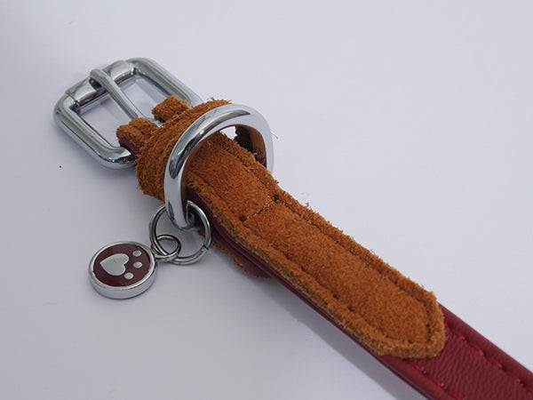 Rosewood Collars Soft Touch Red