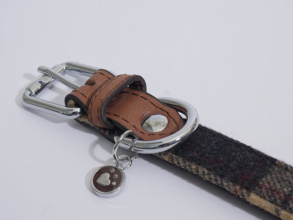 Rosewood Collars Tweed Check