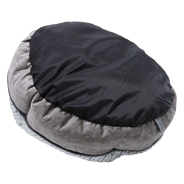 40 Winks Grey Luxury Plush Round