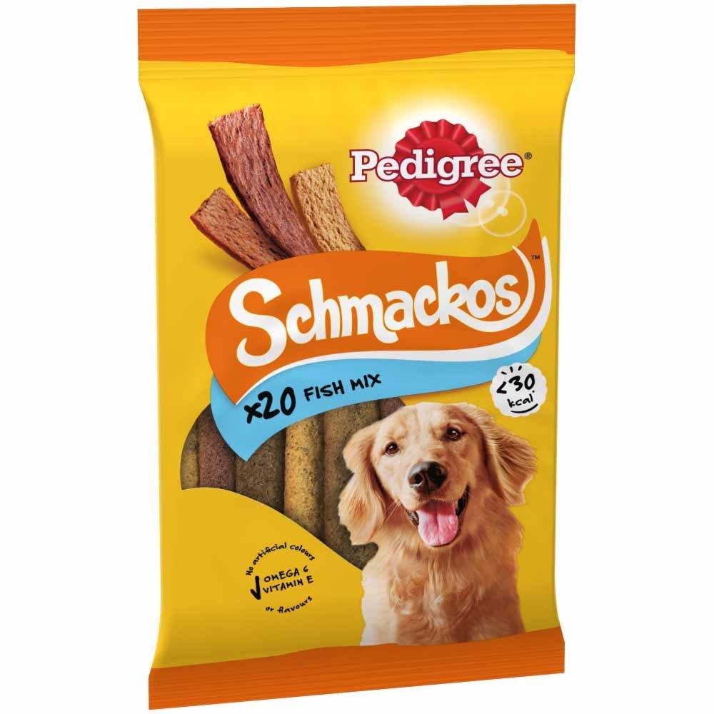 PEDIGREE Schmackos Dog Treats with Fish 20 Stick packet - Ormskirk Pets