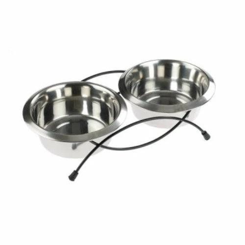 Classic Twin Feed & Dishes 2x950ml - Ormskirk Pets