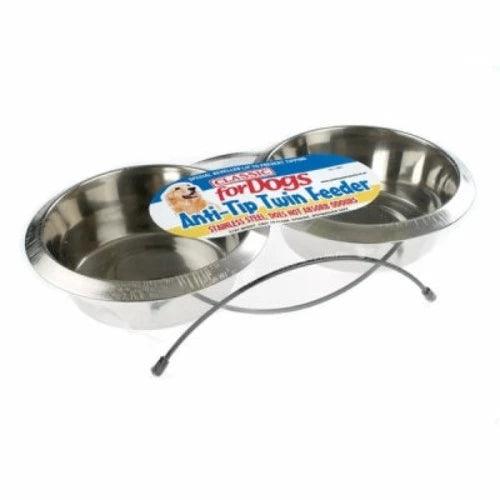 Classic Twin Feed & Dishes 2x1900ml - Ormskirk Pets