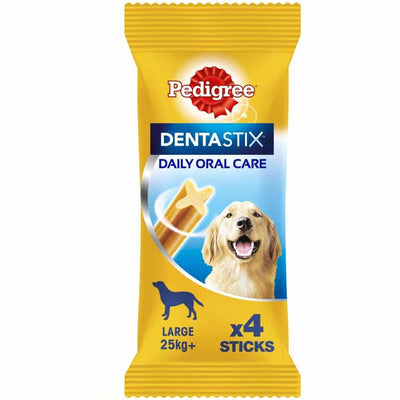 Pedigree DentaStix Daily Large Dog Dental Treats 4 Sticks 154g x 14 - Ormskirk Pets