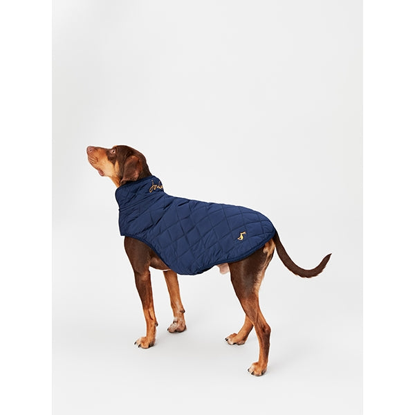 Joules Navy Quilted Coat