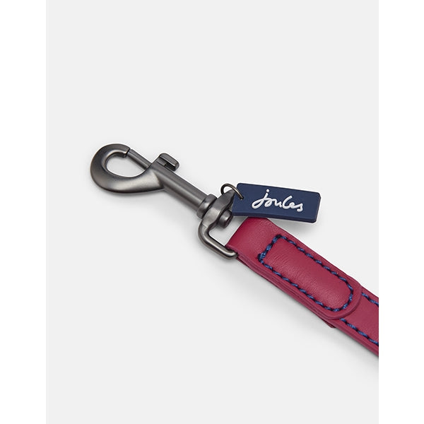 Joules Pink Leather Lead 108cm