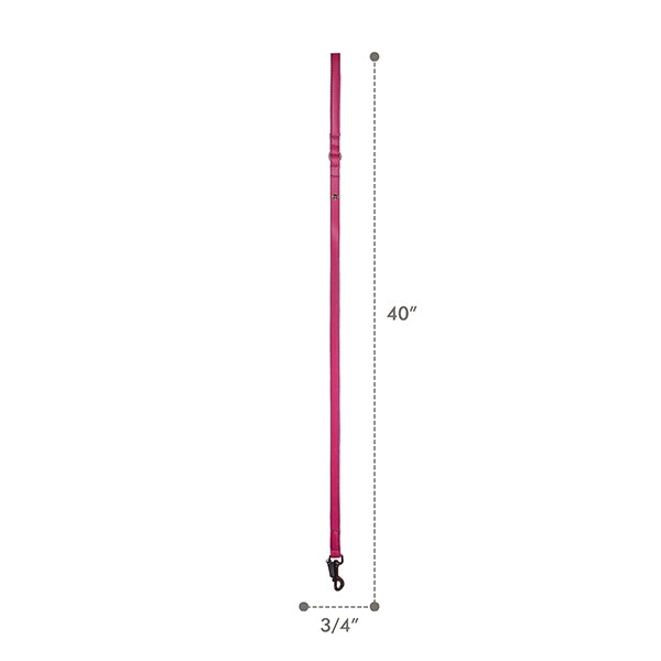 Joules Pink Leather Lead 108cm