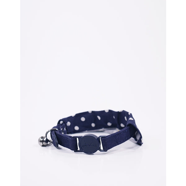 Joules Hello Neckerchief Collar Blue Polka Dot Small Dogs