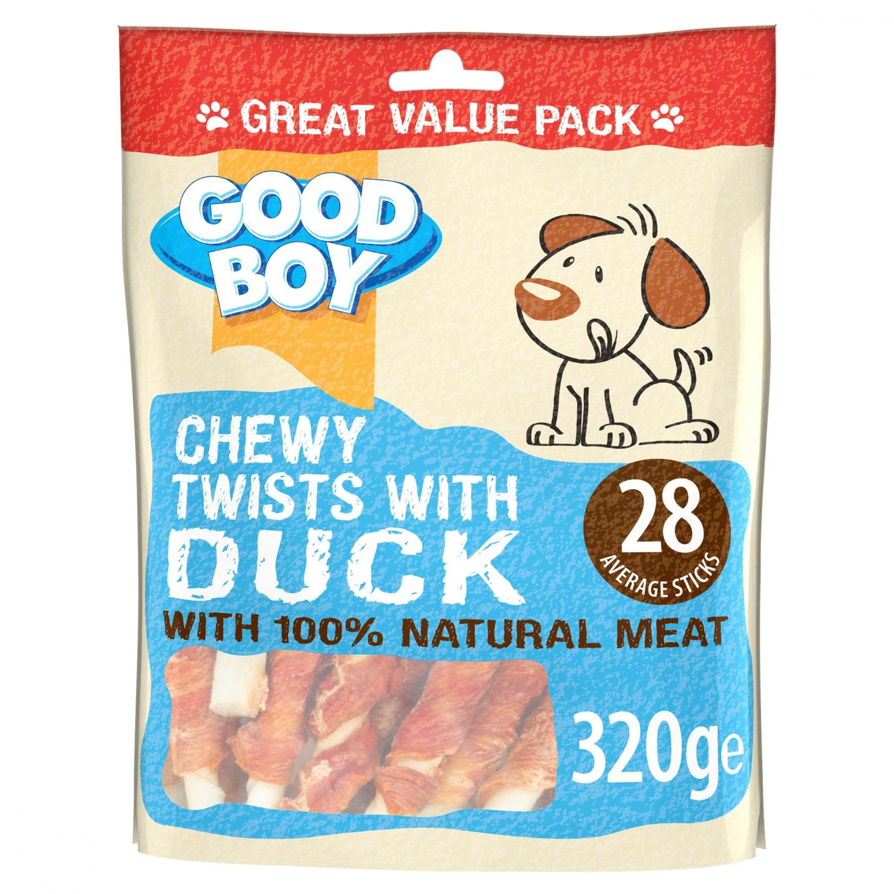 Good Boy Pawsley Deli Chewy Twists Duck 320g - Ormskirk Pets