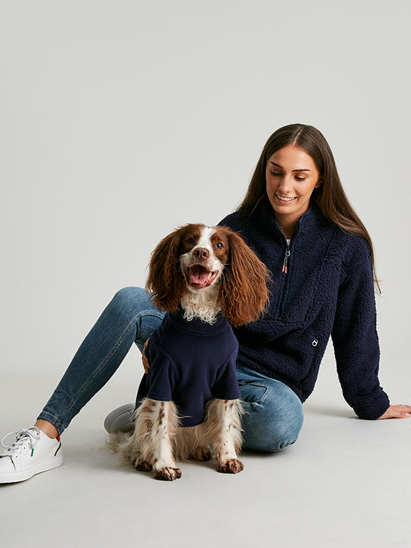 Joules Navy Dog Fleece