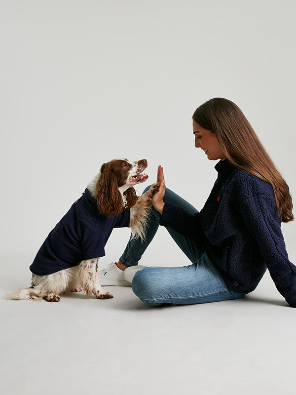 Joules Navy Dog Fleece