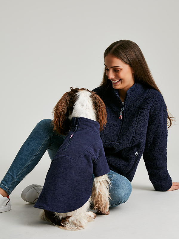 Joules Navy Dog Fleece