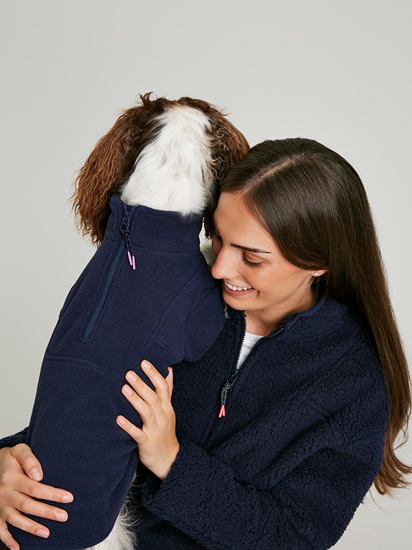 Joules Navy Dog Fleece