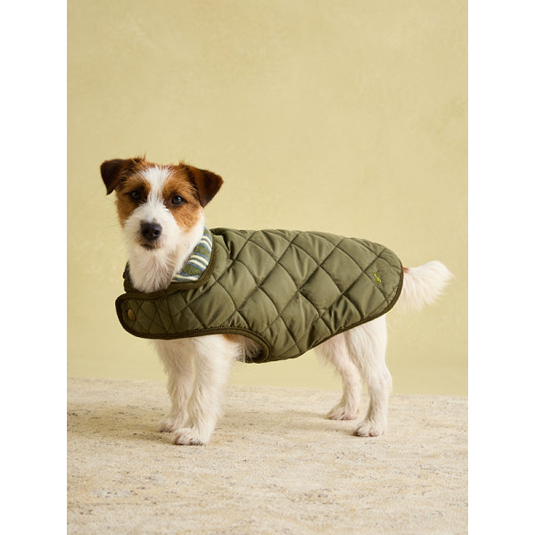 Joules Khaki Quilted Coat