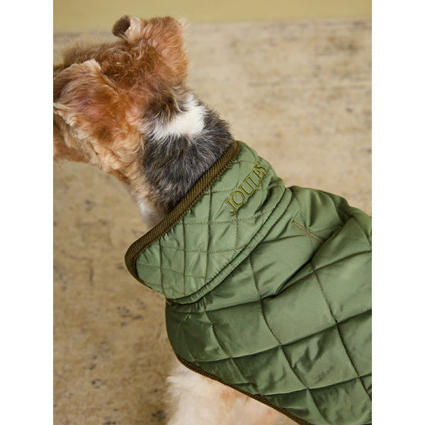 Joules Khaki Quilted Coat