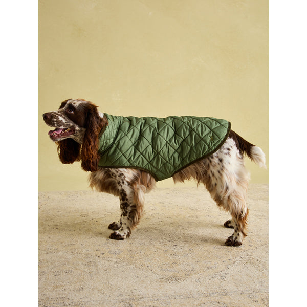 Joules Khaki Quilted Coat