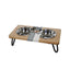 Rosewood Wooden Double Diner - 350ml X 2 - Ormskirk Pets