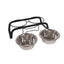 Rosewood Bone Shaped Iron Double Diner 800ml X 2 - Ormskirk Pets