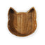 Rosewood Wooden Cat Shaped Bowl 420ml - Ormskirk Pets