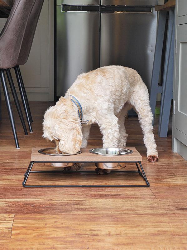 Rosewood Slow Feeder Wooden Double Diner - Ormskirk Pets