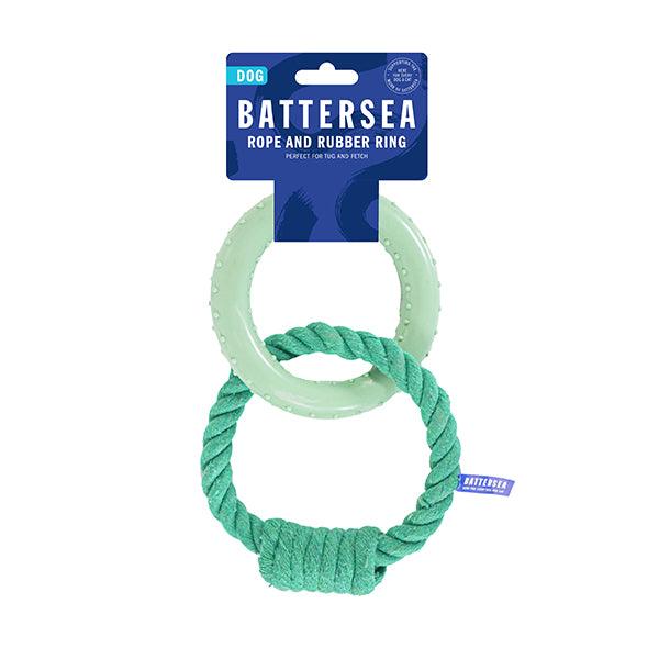 Rosewood Battersea Rope and Rubber Ring - Ormskirk Pets