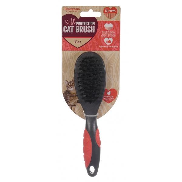 Rosewood Soft Protection Cat Brush - Ormskirk Pets