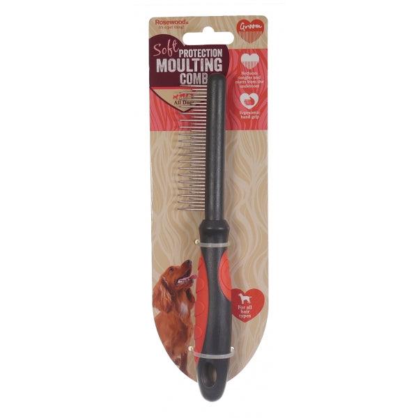 Rosewood Soft Protection Moulting Comb - Ormskirk Pets