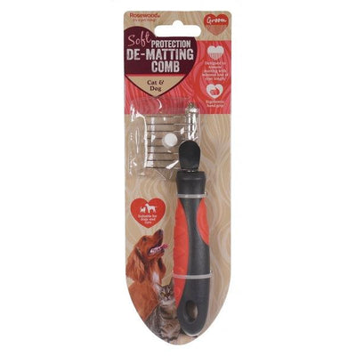 Rosewood Soft Protection De-Matting Comb - Ormskirk Pets