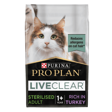 Pro Plan Live Clear Sterilised Adult Dry Cat Food With Turkey 1.4Kg - Ormskirk Pets