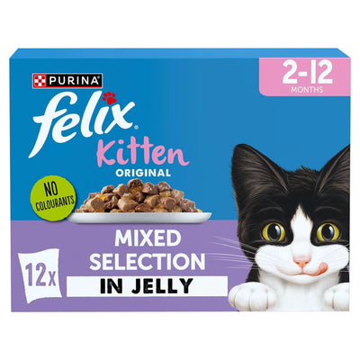 Felix Kitten Mixed Selection in Jelly 12x85g