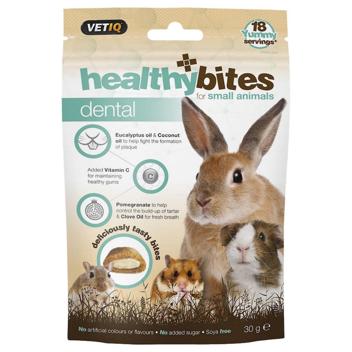 VETIQ Dental Small Animal Treats 30g - Ormskirk Pets