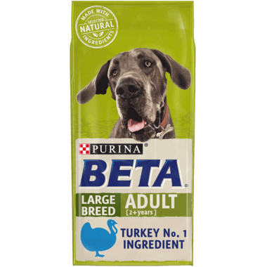 Beta Adult Large Breed Dry Dog Food With Turkey 2Kg - Ormskirk Pets