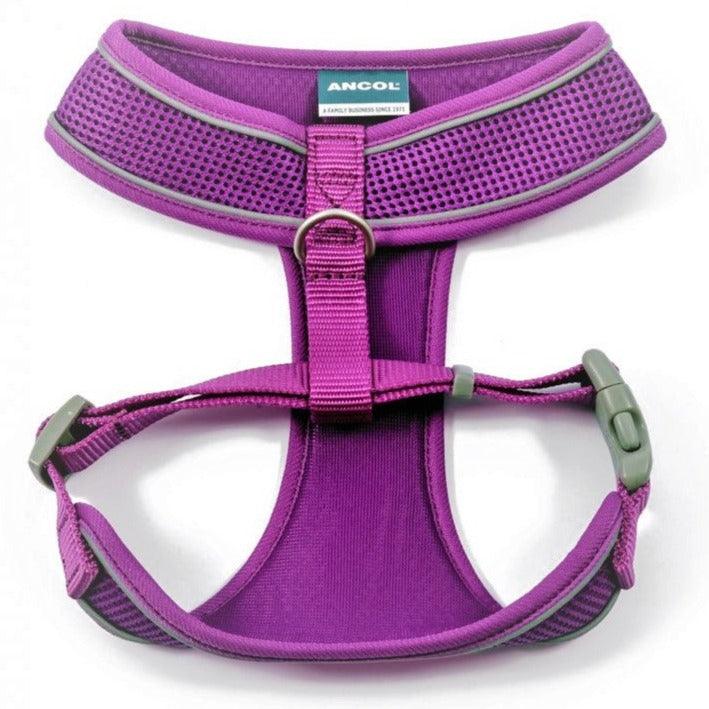 Ancol Mesh Harness Purple Medium 44-57cm - Ormskirk Pets