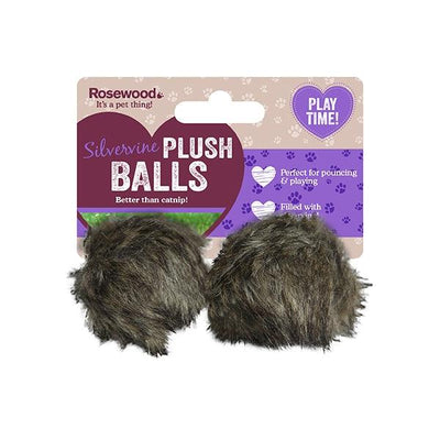 Rosewood Silvervine Balls 2pk - Ormskirk Pets