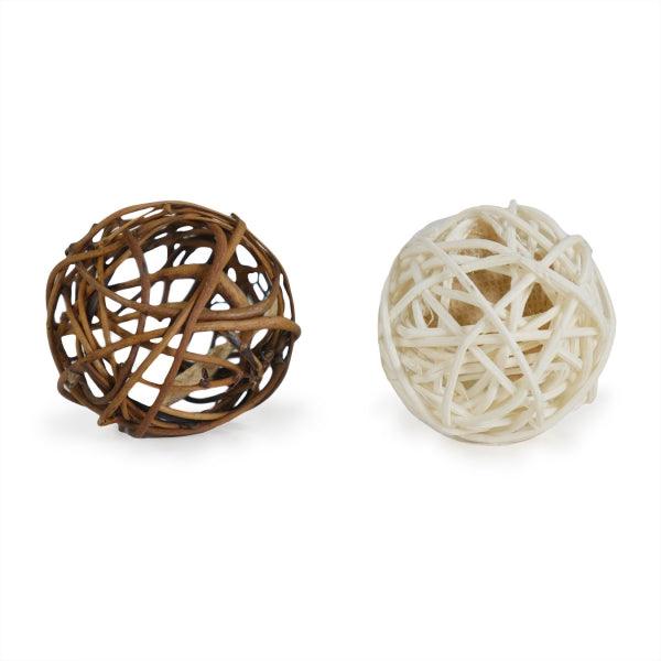 Rosewood Silvervine Rattan Balls - Ormskirk Pets