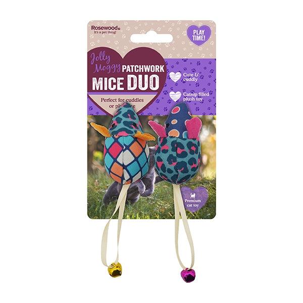 Rosewood Patchwork Mice Duo - Ormskirk Pets