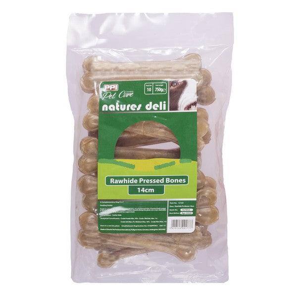 Bingham Farms 14cm Rawhide Pressed Bone 10 Pk 750g - Ormskirk Pets