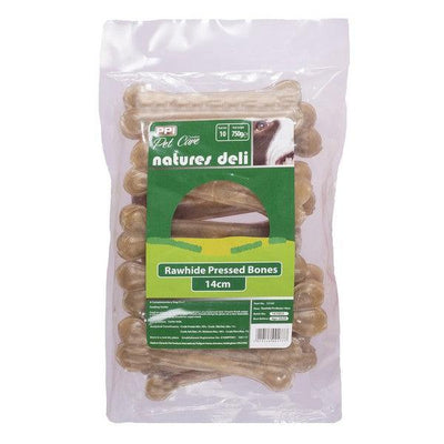 Bingham Farms 14cm Rawhide Pressed Bone 10 Pk 750g - Ormskirk Pets