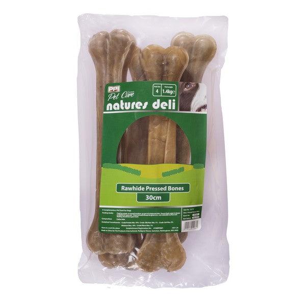 Bingham Farms 30cm Rawhide Pressed Bone 4 Pk 1.4kg - Ormskirk Pets