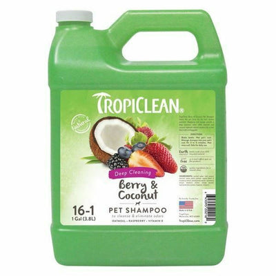 TropiClean Berry and Coconut Shampoo Deep Cleaning 3.78l