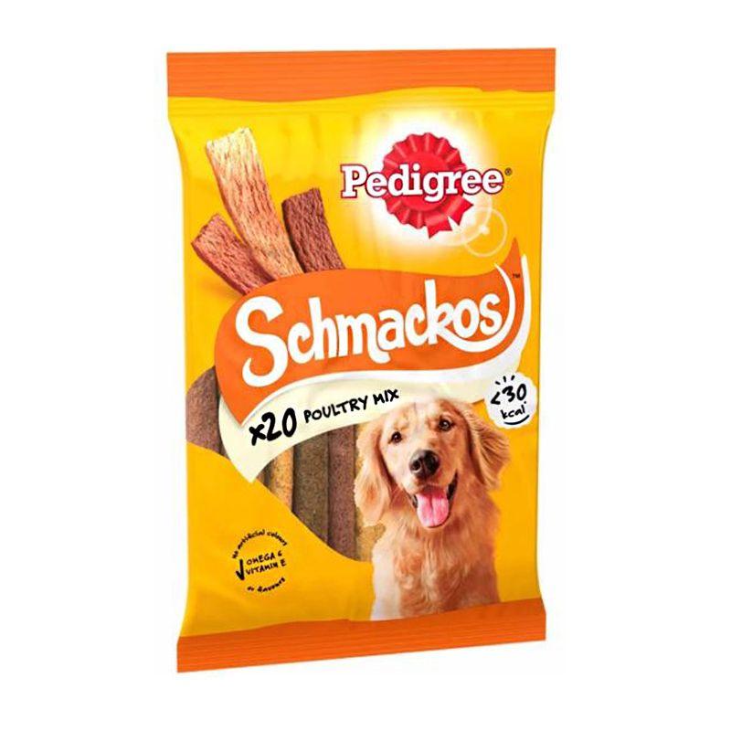 PEDIGREE Schmackos Dog Treats with Poultry 20 Sticks - Ormskirk Pets